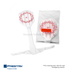 Prestan Ultralite 50Pcs Adult Face-Shield/Lung Bag