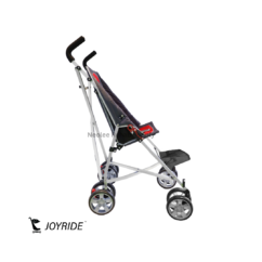 Joyride CP Stroller (10) Side profile view of the Joyride CP Stroller featuring lightweight aluminum frame, supportive pediatric seat, adjustable footrest, and compact umbrella-style design.